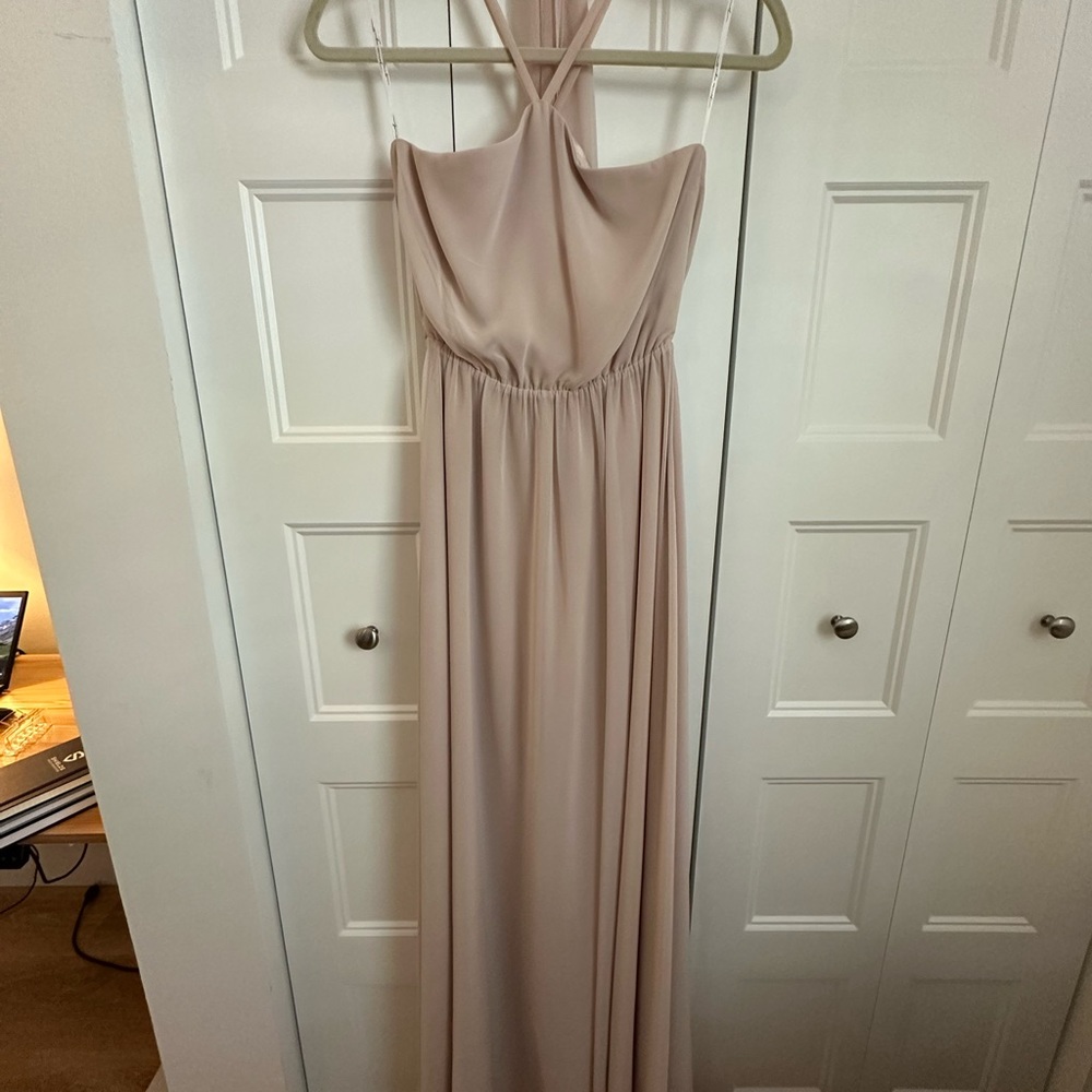 Light Pink Joanna August Bridesmaid Dress (Size S)